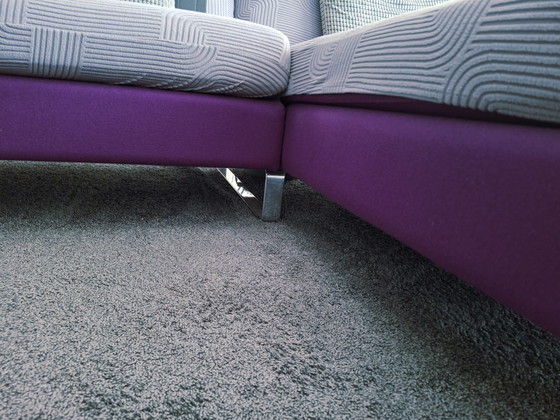 Design Sofa Cor Conseta With Chaise Longue – 3-5 seaters, Chrome, Textile (photo 9 of 9)