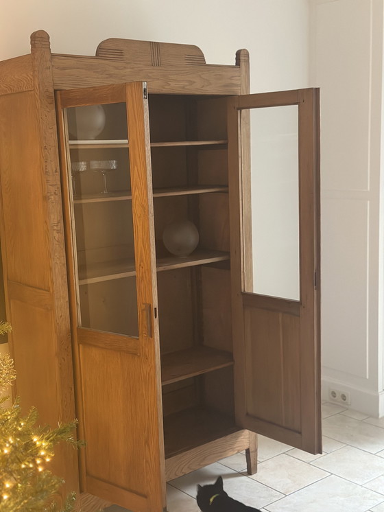 Image 1 of Aparador y librería Art Déco de la Escuela de Ámsterdam