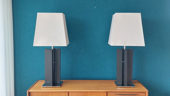 Image 1 of 2x Tafellamp XL Door Grand & Johnson 2005