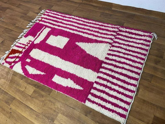 Alfombra de lana 250cm x 150cm – Wool, Cotton, Modern (photo 6 of 8)