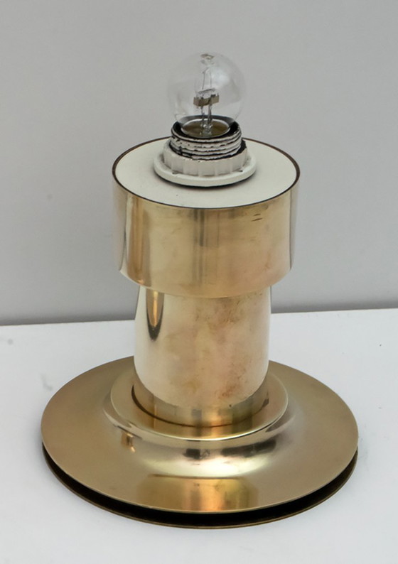 Image 1 of Pareja de lámparas de sobremesa italianas de latón de mediados de siglo, años 60