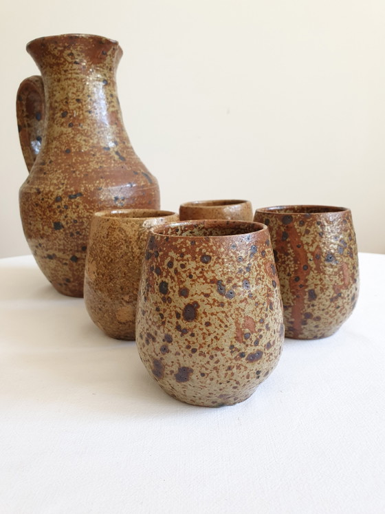 Image 1 of Vajilla de gres de pirita hecha a mano