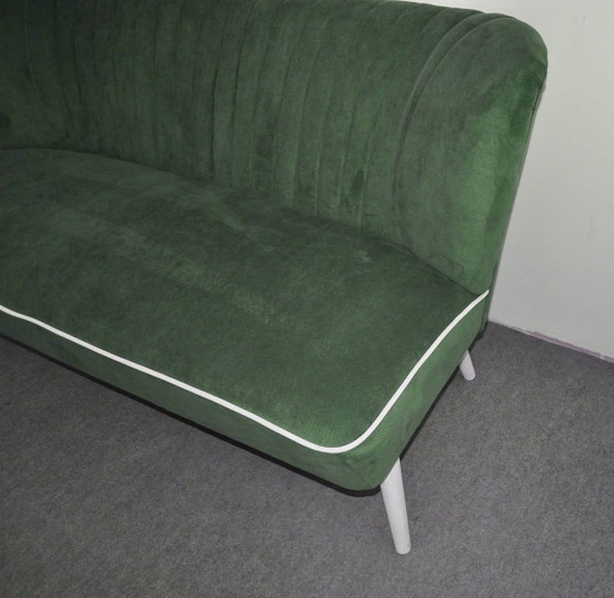 Groene Mid-Century Bank – Bankstel, Mid Century Modern (photo 6 of 6)