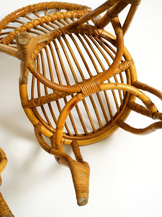 Image 1 of Dos preciosas sillas de bambú originales de Italia de los años 60