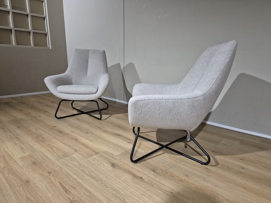 Image 1 of 2x Montel Action - Armchair - NEW - Loop - Fabric - Design