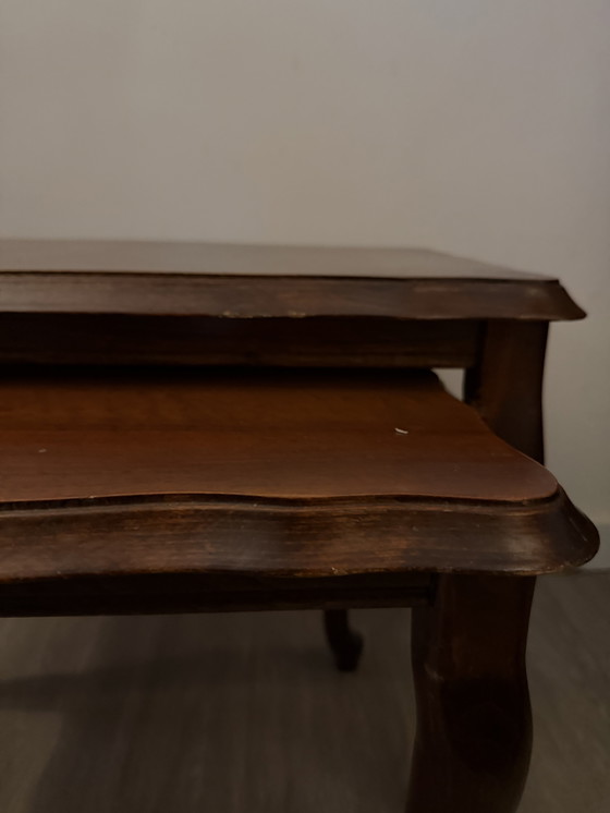 Image 1 of Set di 2 tavolini laterali Queen Ann