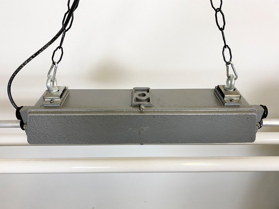 Image 1 of Lampada tubolare grigia industriale di Elektrosvit, anni '70