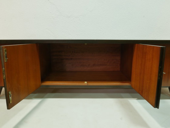 Image 1 of Vintage 210 cm lowboard from the 1960s, Mid Century sideboard, TV board