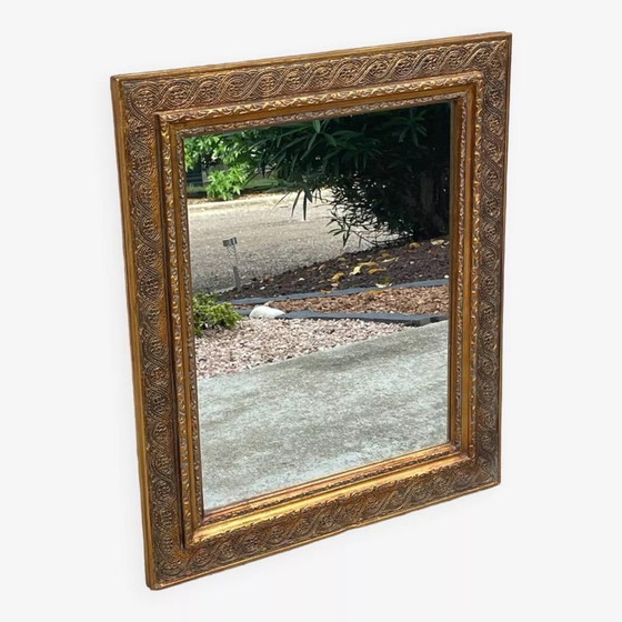 Image 1 of Specchio in stile oro e legno