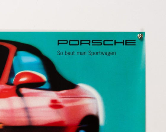 Porsche 968 So baut man Sportwagen – Anni '90 – Poster originale Porsche vintage – Arte automobilistica – (photo 6 of 8)