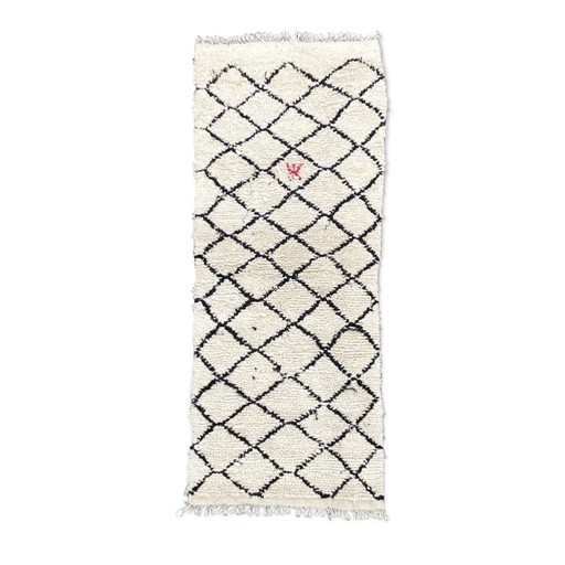 Tapis marocain en laine Beni Ouarain