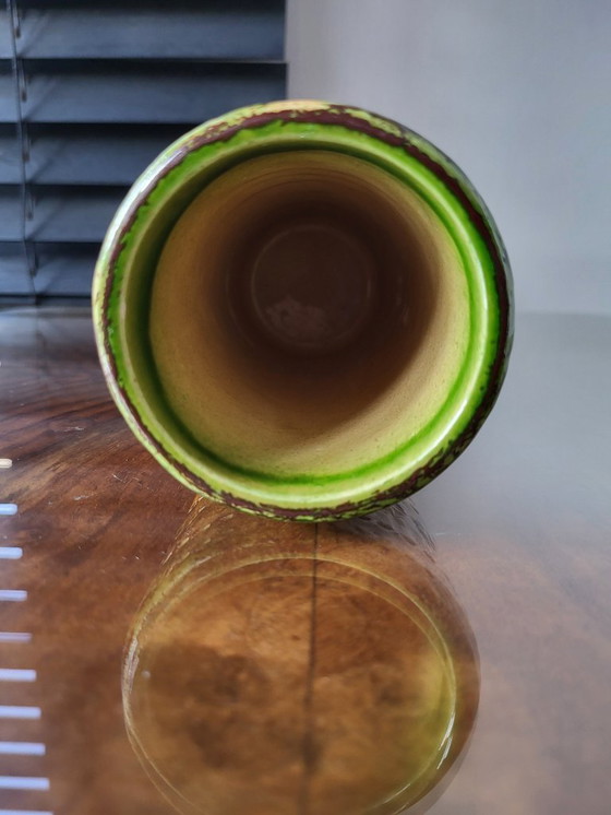 Image 1 of Vase Bitossi, céramique émaillée, décor Riminini, Aldo Londi, années 1960, Italie