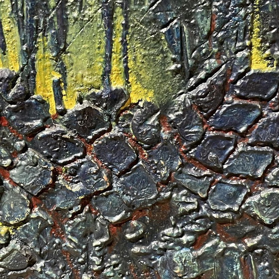 Erwin Mackowiak, Composition Abstraite, Huile sur Panneau, Années 1960 – Peintures et dessins (photo 4 of 9)