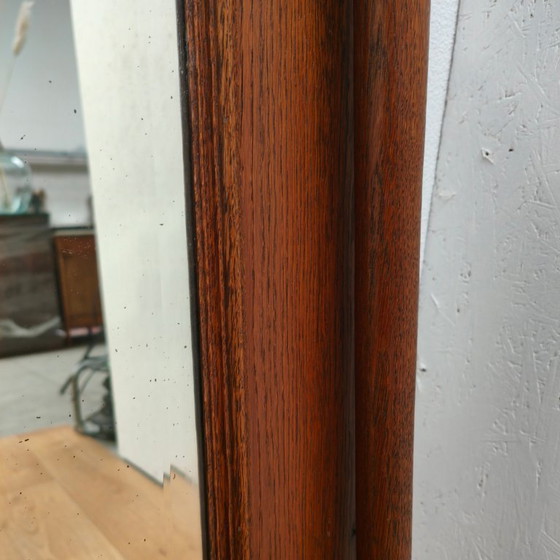 Image 1 of Specchio antico sfaccettato, specchio da camino rustico