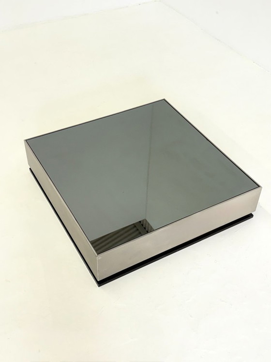 Giovanni Ausenda Coffee Table NY FORM Mirror Glass – Chrome (photo 5 of 8)