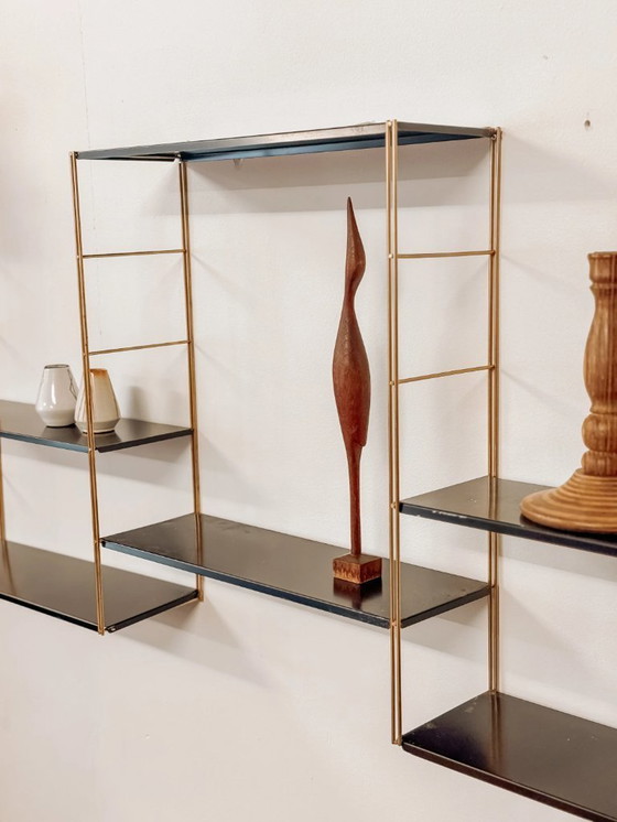 Image 1 of Étagère murale modulaire vintage String, provenant de France, années 1960
