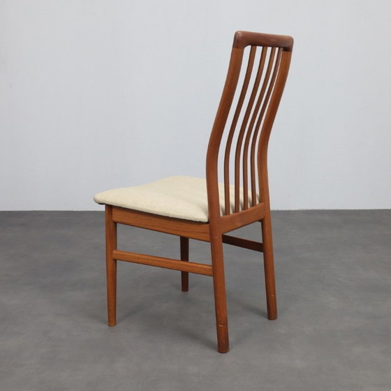 Image 1 of Juego de cuatro sillas de comedor de Kai Kristiansen para Schou Andersens, Dinamarca, años 70