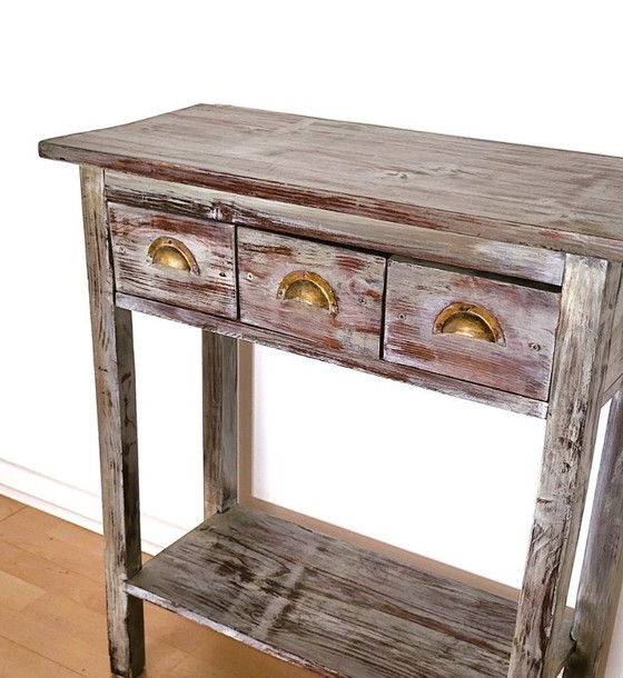 Image 1 of Antique Patinated Console
