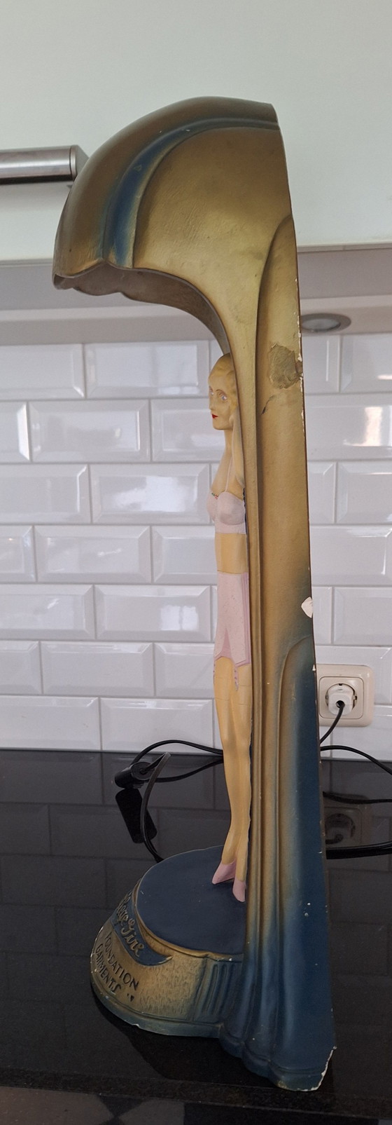 Image 1 of Vintage advertising object, lingerie model