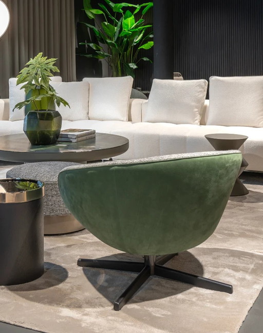 Minotti - Russel Sillones giratorios juego de 2