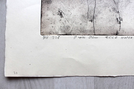 Image 1 of Jiři ANDERLE - "ECCE HOMO" - Etching - Edition of 20 - signed - (80 x 64 cm)