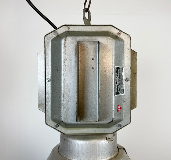 Image 1 of Industriële Poolse fabrieksplafondlamp van Mesko, jaren 90.