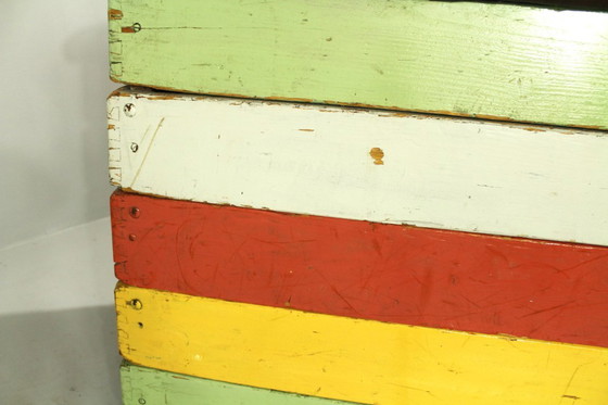 Image 1 of Vintage Leather Gymnastic Bench Box, 1950s