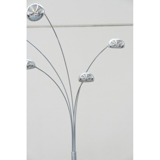 Image 1 of Vintage metal floor lamp with 5 arms, Italy 1970