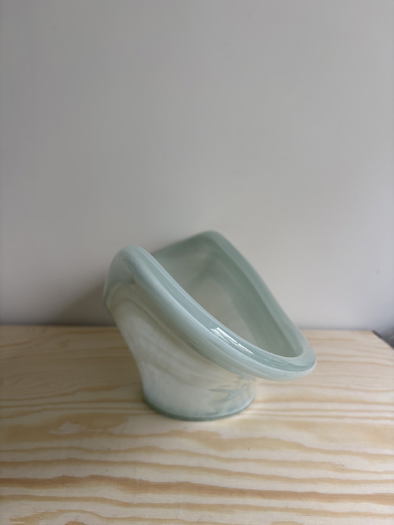 Image 1 of Schaal in vetro di Murano verde menta 