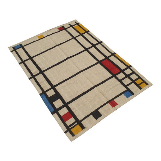 Piet Mondrian Trafalgar Square Rug Tapestry | Wool Cotton | 152×206 cm – Rugs & carpets (photo 5 of 11)