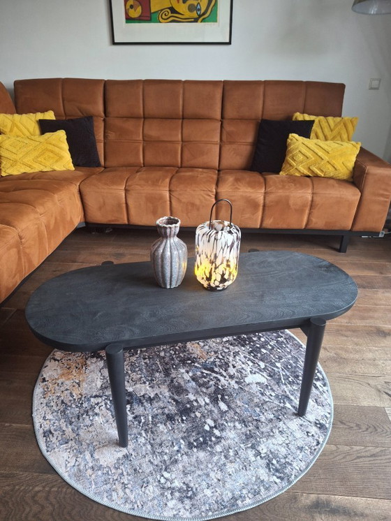 Image 1 of Tavolino robusto 120x60cm in legno di mango e metallo, nuovo