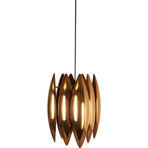 Lampada a sospensione vintage "Kastor" di Jo Hammerborg per Fog e Mørup, Danimarca 1960