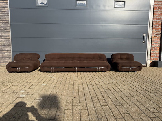 Image 1 of Original 1970's Cassina Soriana 4z +2x1z Tobia & Afra Scarpa