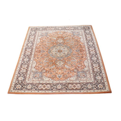 Alfombra oriental vintage con colores y motivos llamativos 342x249cm