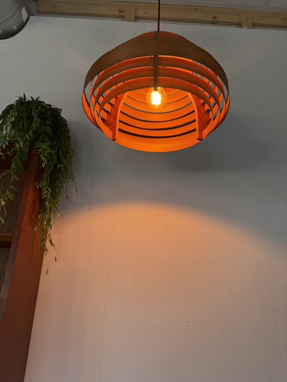 Image 1 of Lampada a sospensione vintage a stecche, Hans Agne Jakobsson anni '60