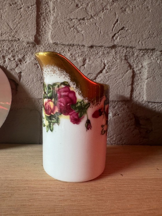 Jarra de leche Saji + platillo – Vajillas, Porcelain (photo 3 of 5)