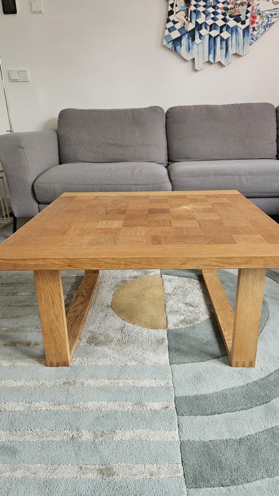 Image 1 of Table basse en teck à damier, style danois moderne, Poul Cadovius pour France & Sons
