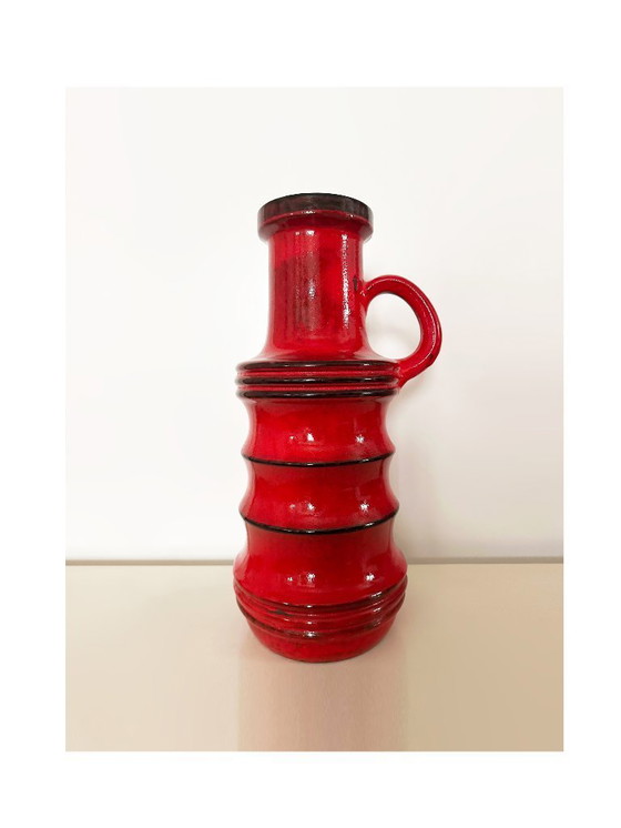 Image 1 of Zeer grote keramische vaas, West-Duitsland. Duitsland, jaren 70.