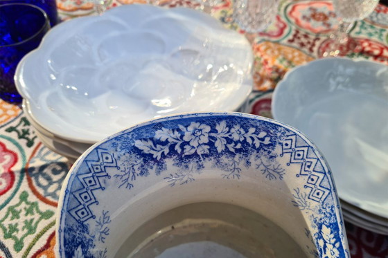 Image 1 of 1x HAMAGE NORD (St Amand) French ironstone water pitcher 