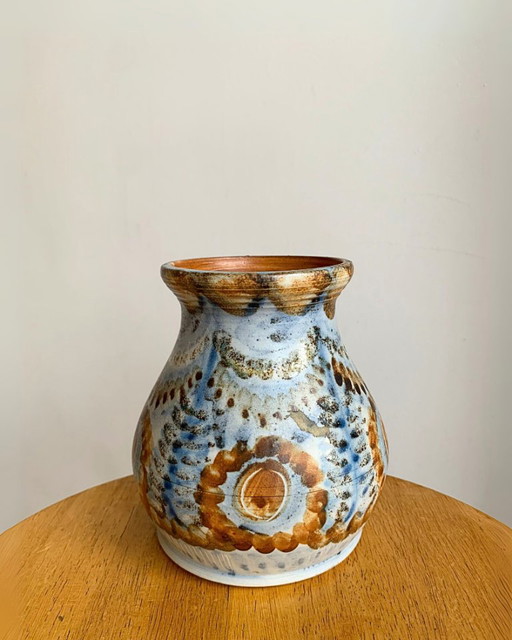 Glazed Stoneware Vase – Jean-Claude Courjault – France, 1980s