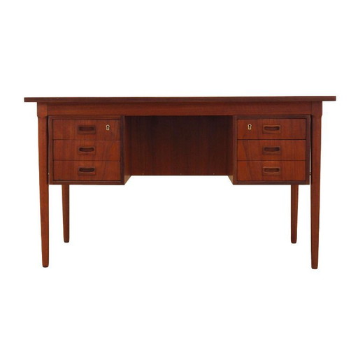 Teak desk, Danish design, 1970s, production: Denmark
