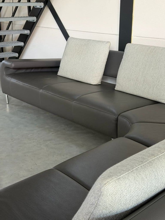 Leolux Vol de Reve Corner sofa - like new – Leather, Textile (photo 11 of 18)