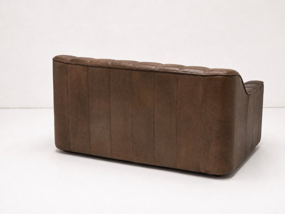 Canapé deux places DS 44 en cuir marron Buffalo de De Sede – Canapés 2 places, Leather (photo 4 of 15)
