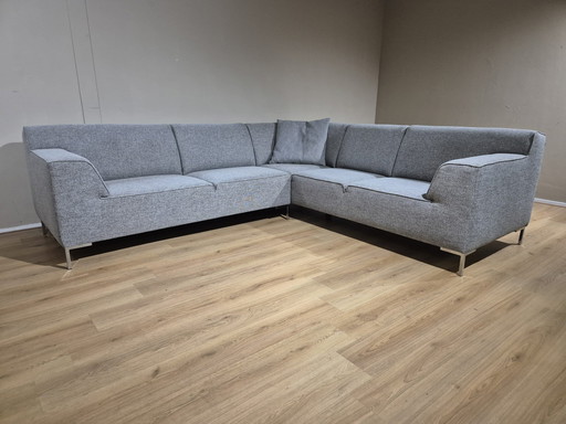 Montel Fresh - Sofá esquinero - Gris - Tela - Diseño