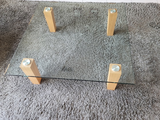 Image 1 of table basse en verre