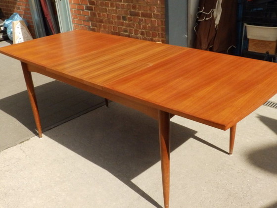 Tavolo Vintage in teak con prolunga 220 cm anni '70 – Tavoli, Legno (photo 2 of 7)
