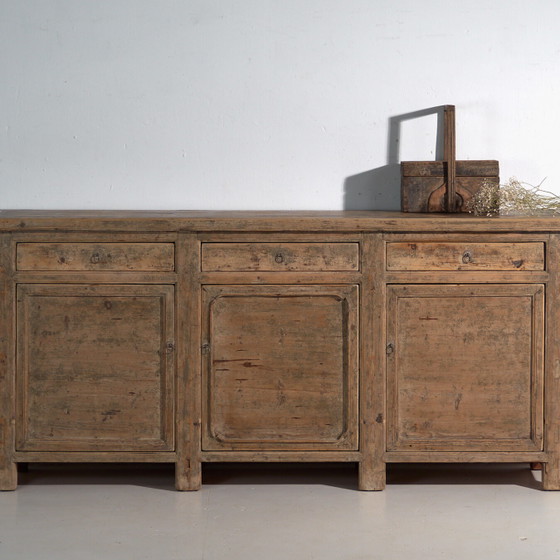 Credenza antica in legno di olmo – Cina, circa 1930 – Credenze, Iron (photo 4 of 40)