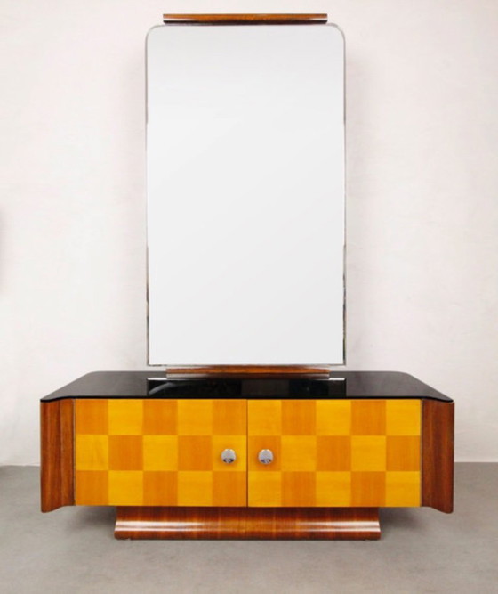 Image 1 of Juego de muebles "Tablero de ajedrez" de Jindřich Halabala