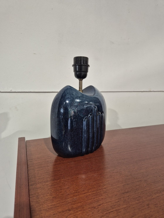 Image 1 of Vintage Art Deco revival ceramic table lamp French