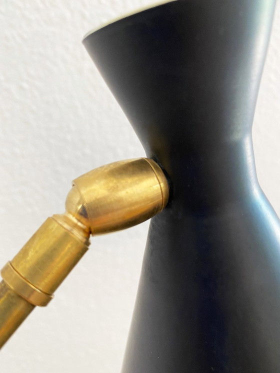 Image 1 of Grote Italiaanse designlamp met contragewicht 1950